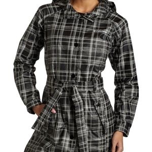 Columbia Plaid Waterproof Raincoat